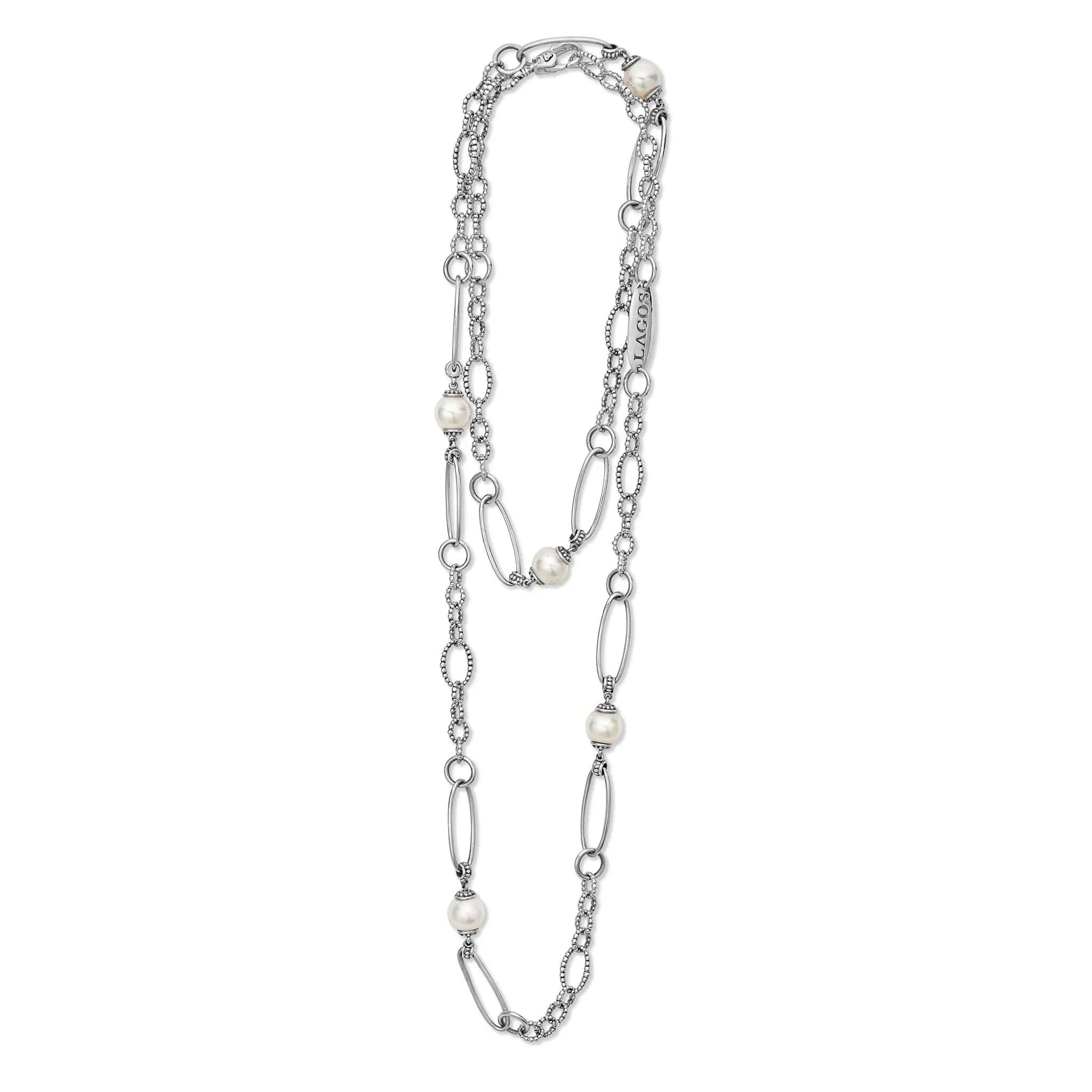 Pearl Link Necklace - Image 3