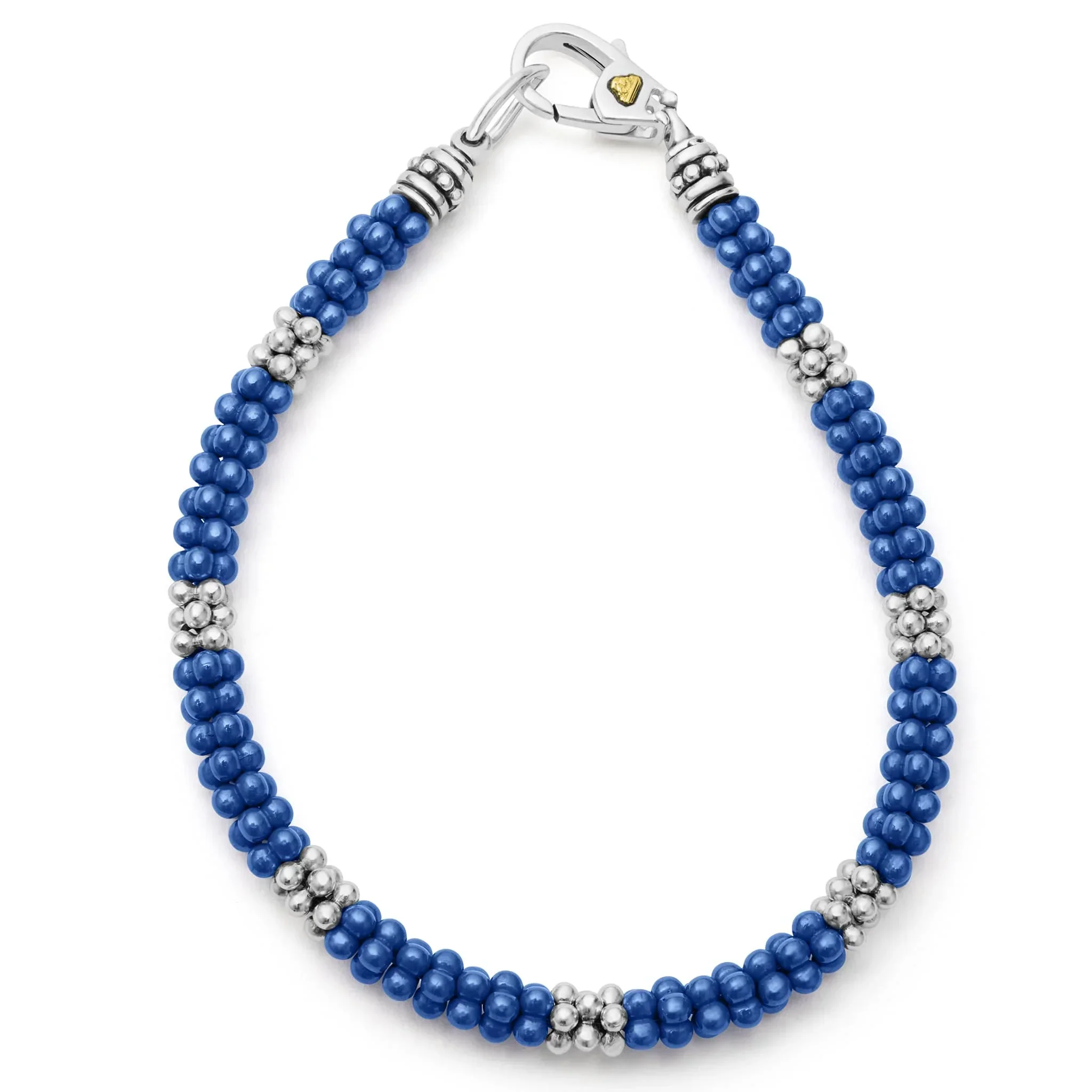 Seven Silver Station Ceramic Bracelet | 5mm - Image 3