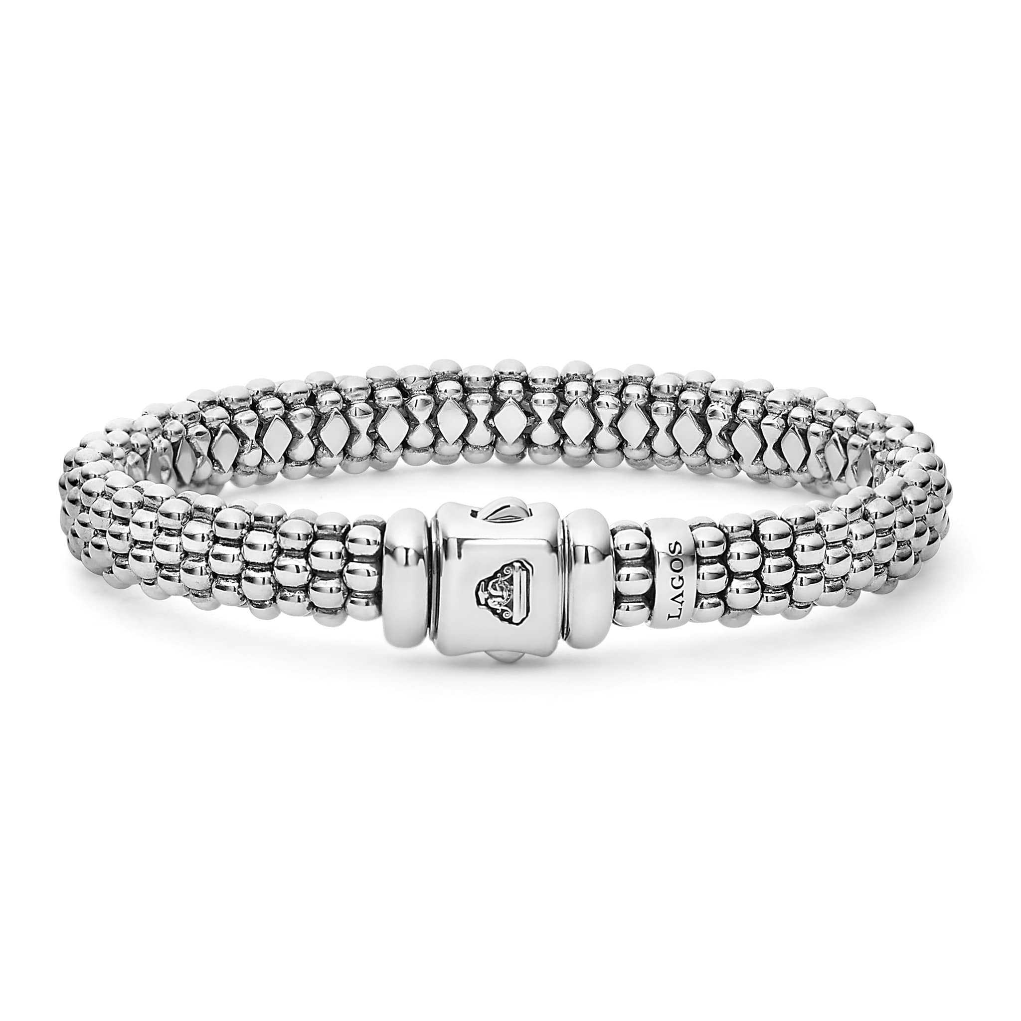 Silver Caviar Bracelet | 9mm - Image 2
