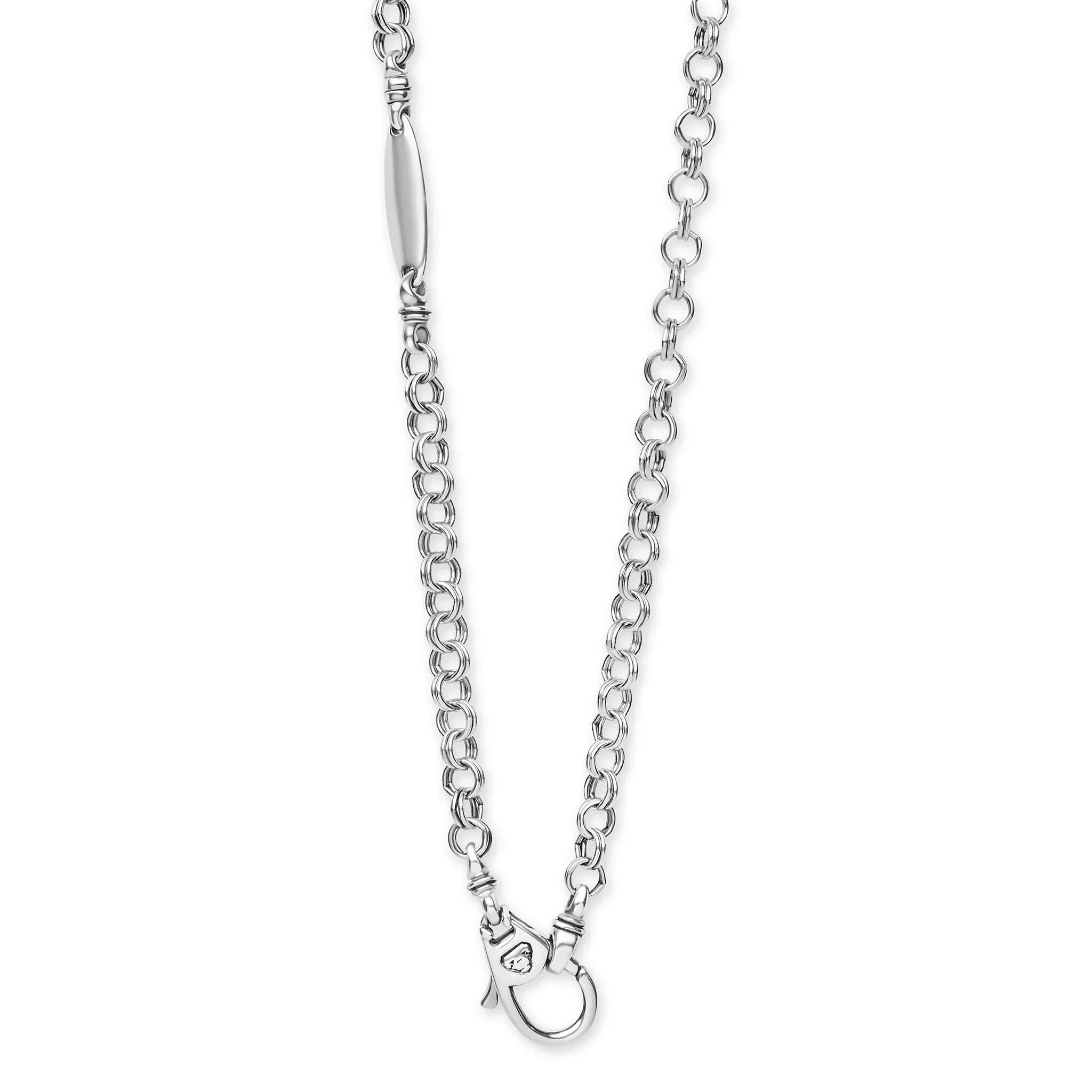 Silver High Jinks Link Chain Necklace | 3.5mm - Image 2