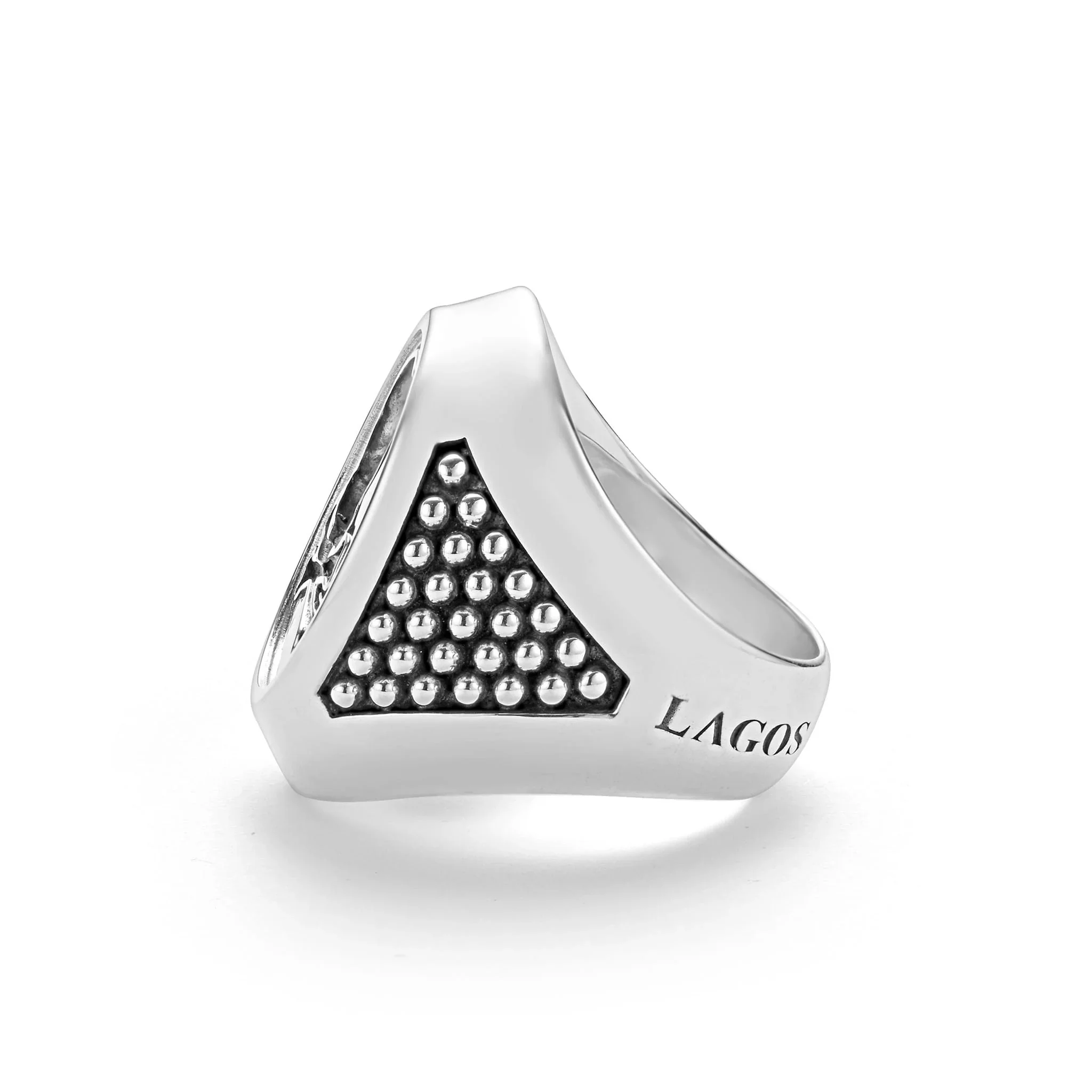 Silver Skull Signet Ring - Image 2