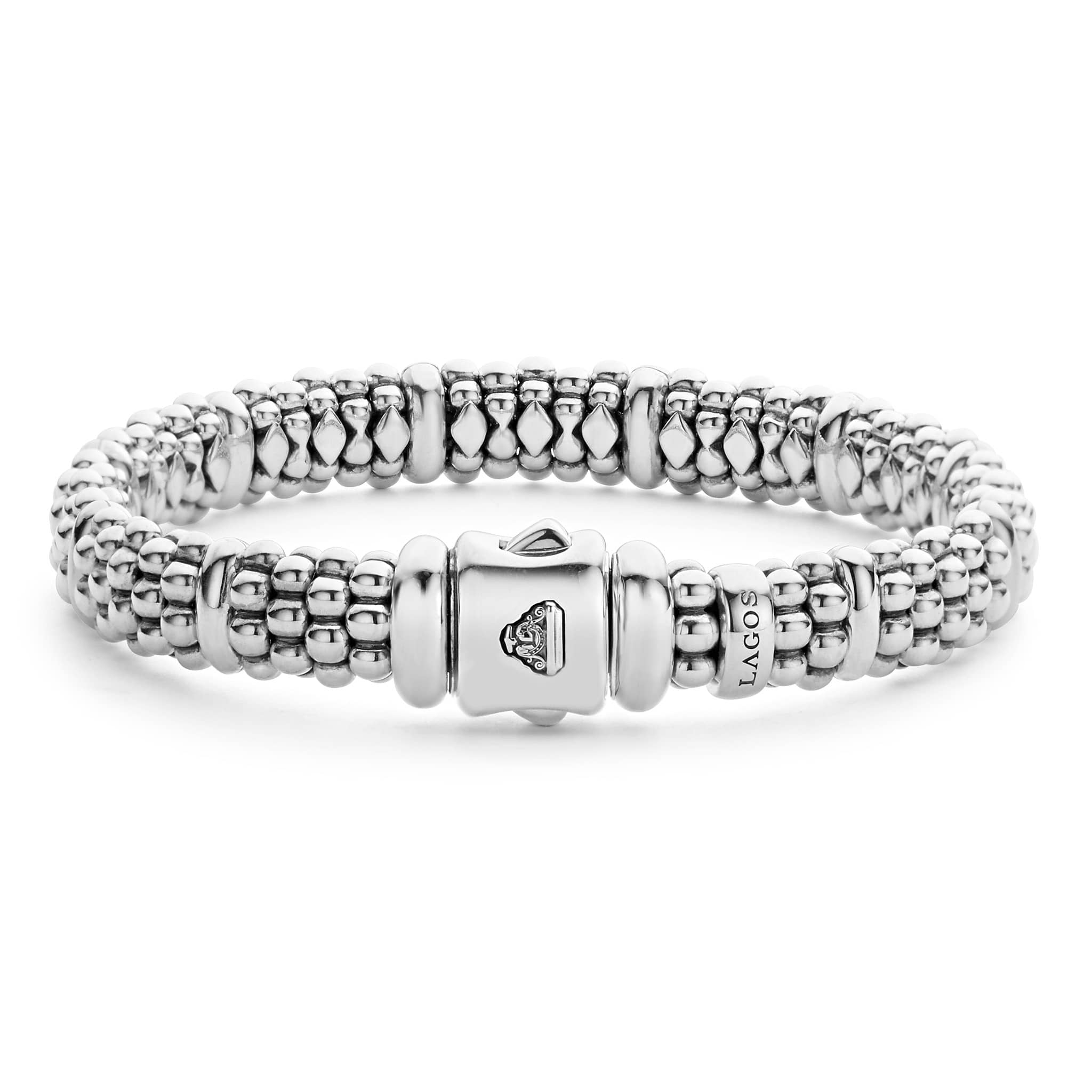 Silver Station Caviar Bracelet | 9mm - Image 2