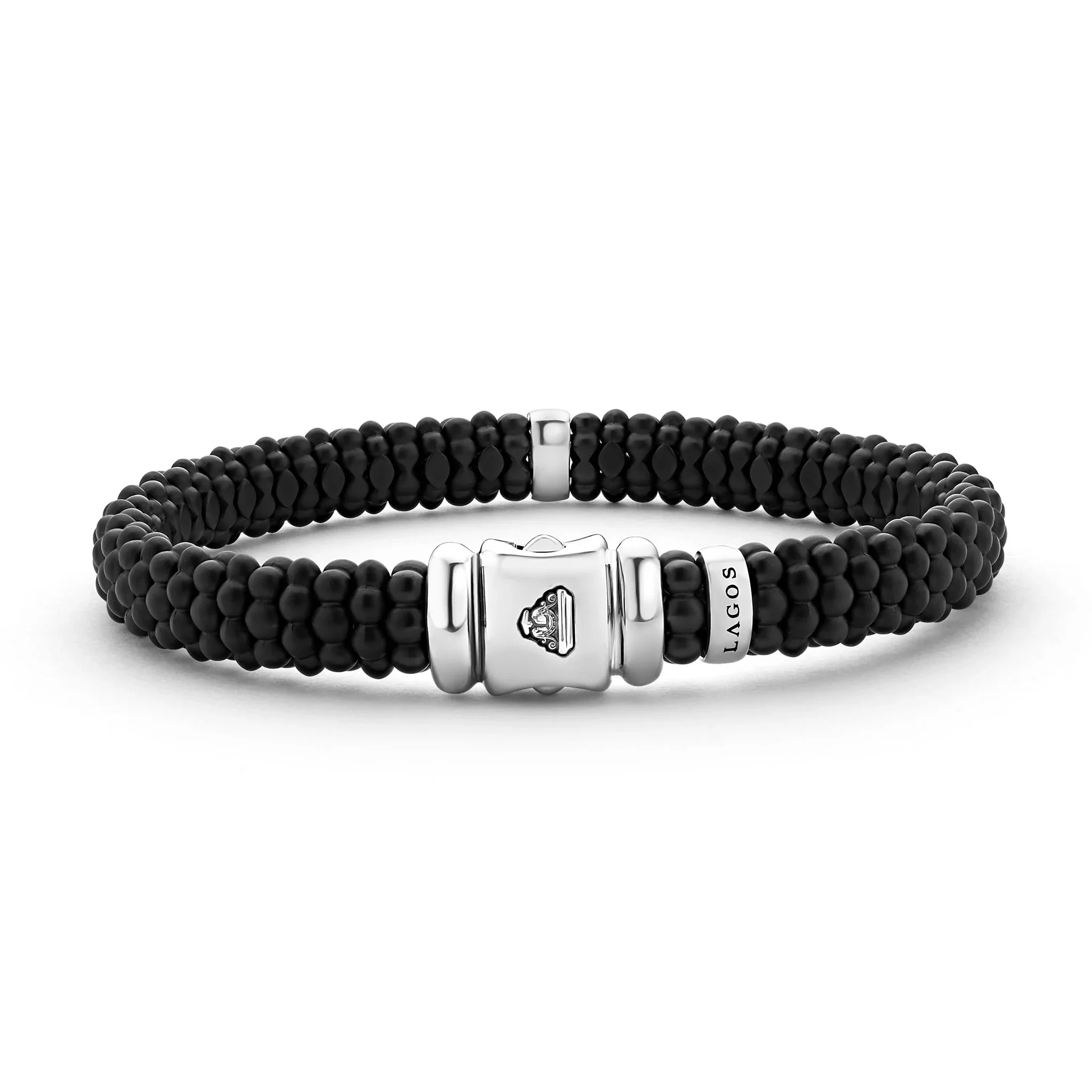 Single Station Matte Ceramic Diamond Bracelet | 9mm - Image 2