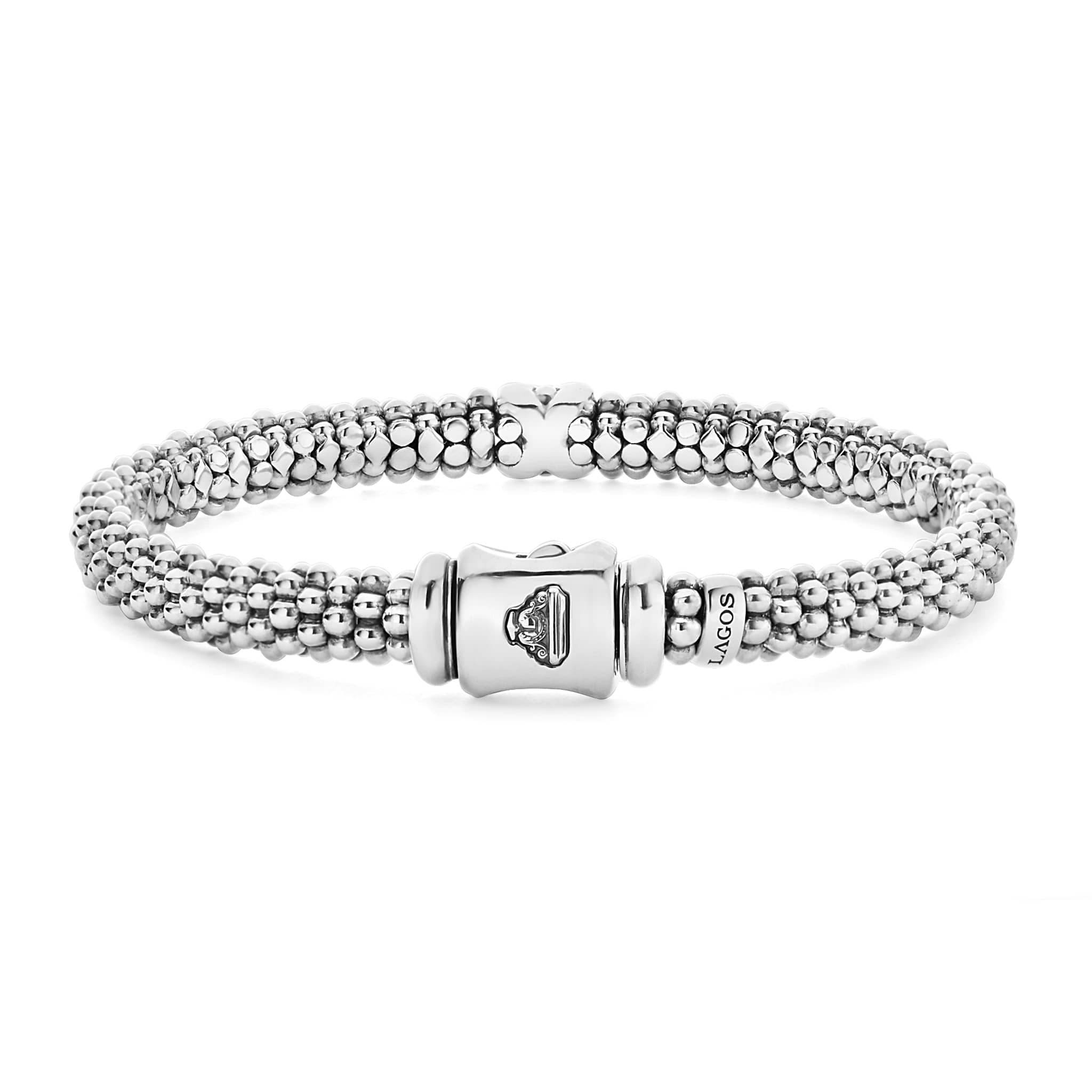 Single Station X Silver Diamond Bracelet | 6mm - Image 2