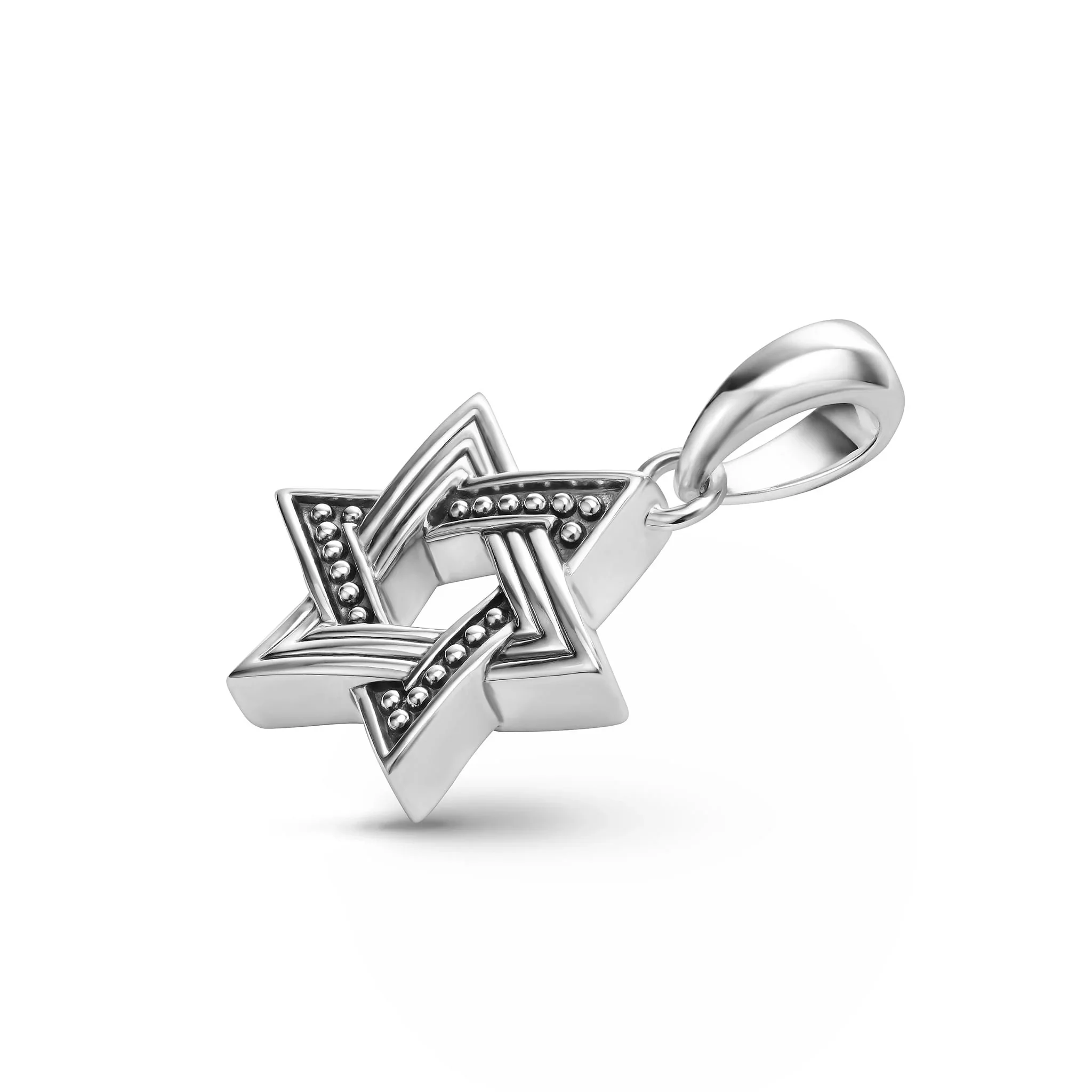 Small Silver Star of David Amulet - Image 2