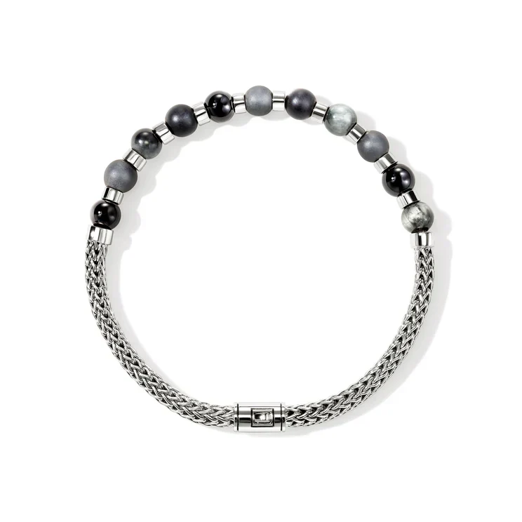 Sterling Silver Beaded Bracelet - Image 2