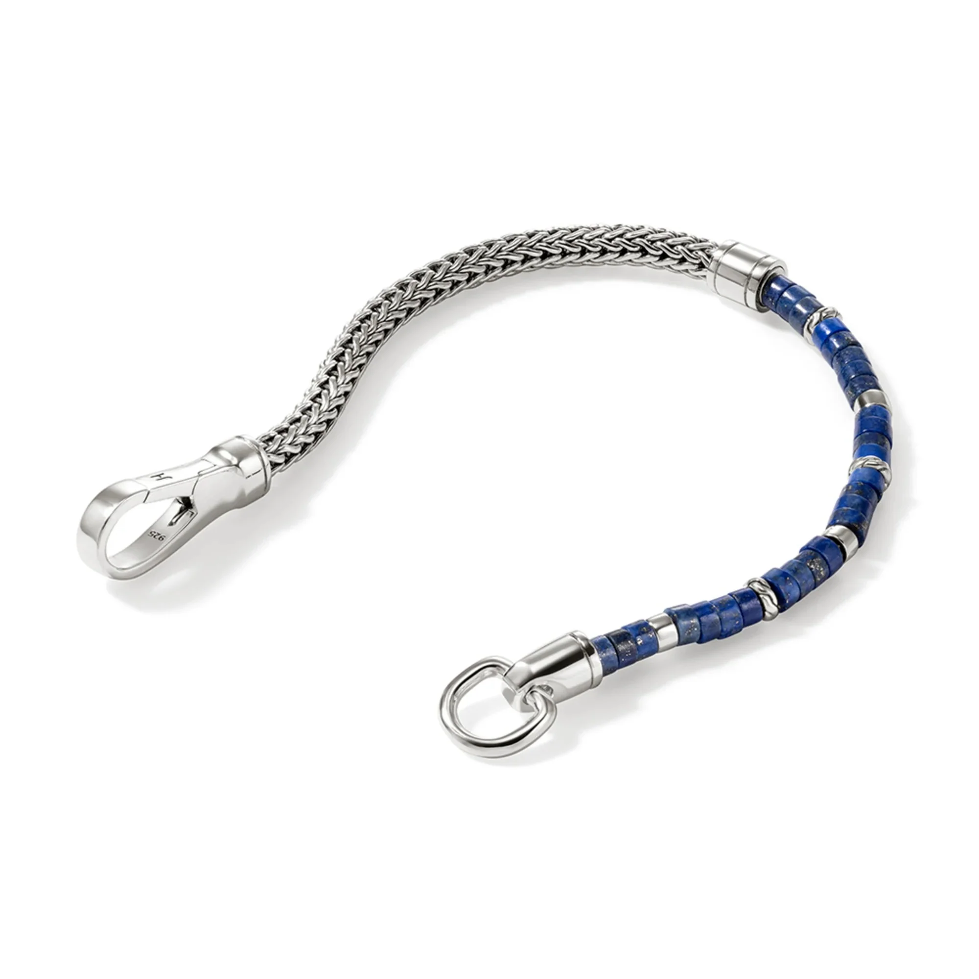 Sterling Silver Heishi Chain Bracelet - Image 2