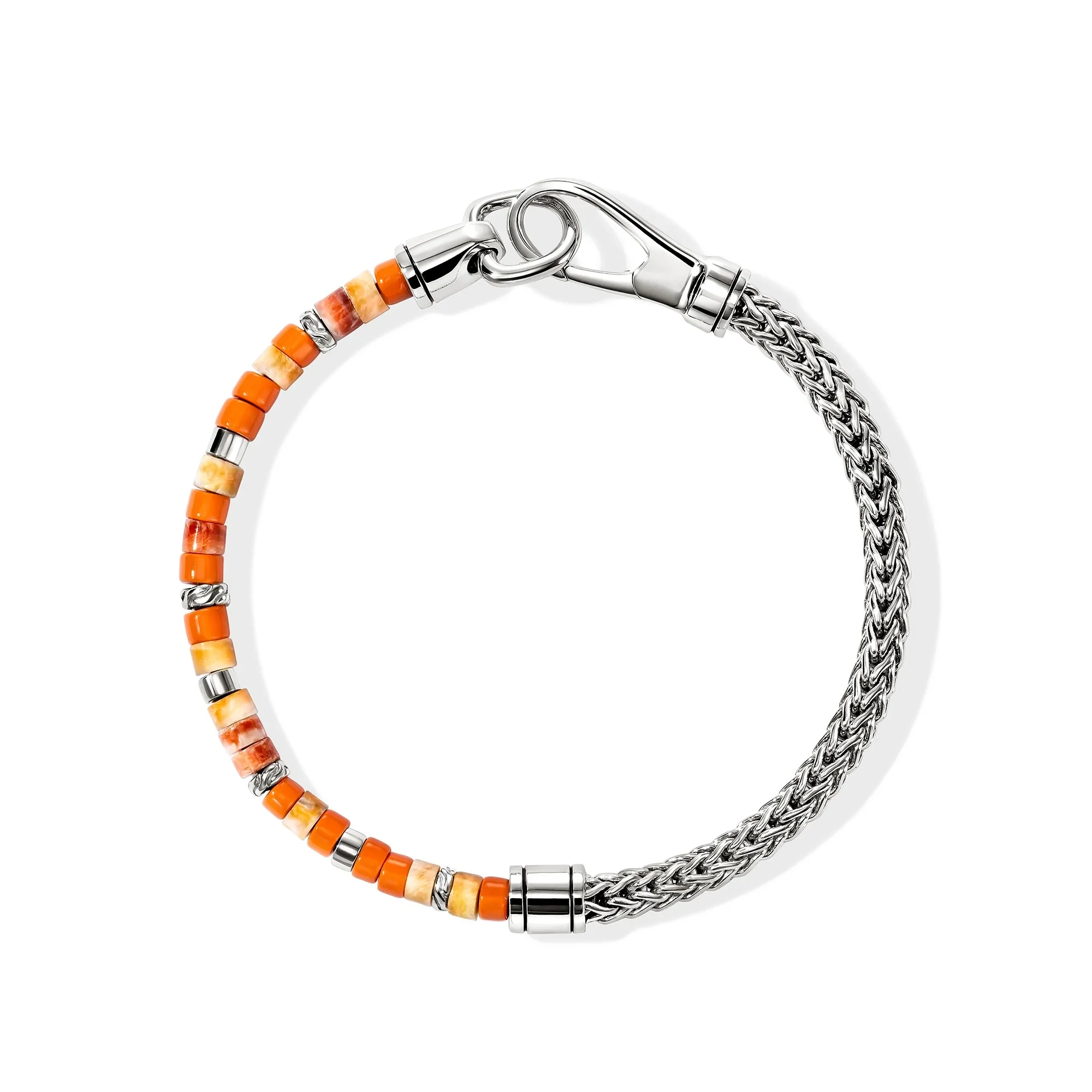 Sterling Silver Heishi Chain Bracelet - Image 3