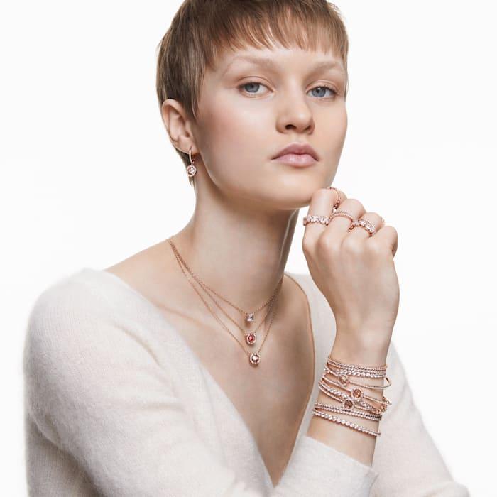 Sparkling Dance Round Pierced Earrings - Image 3