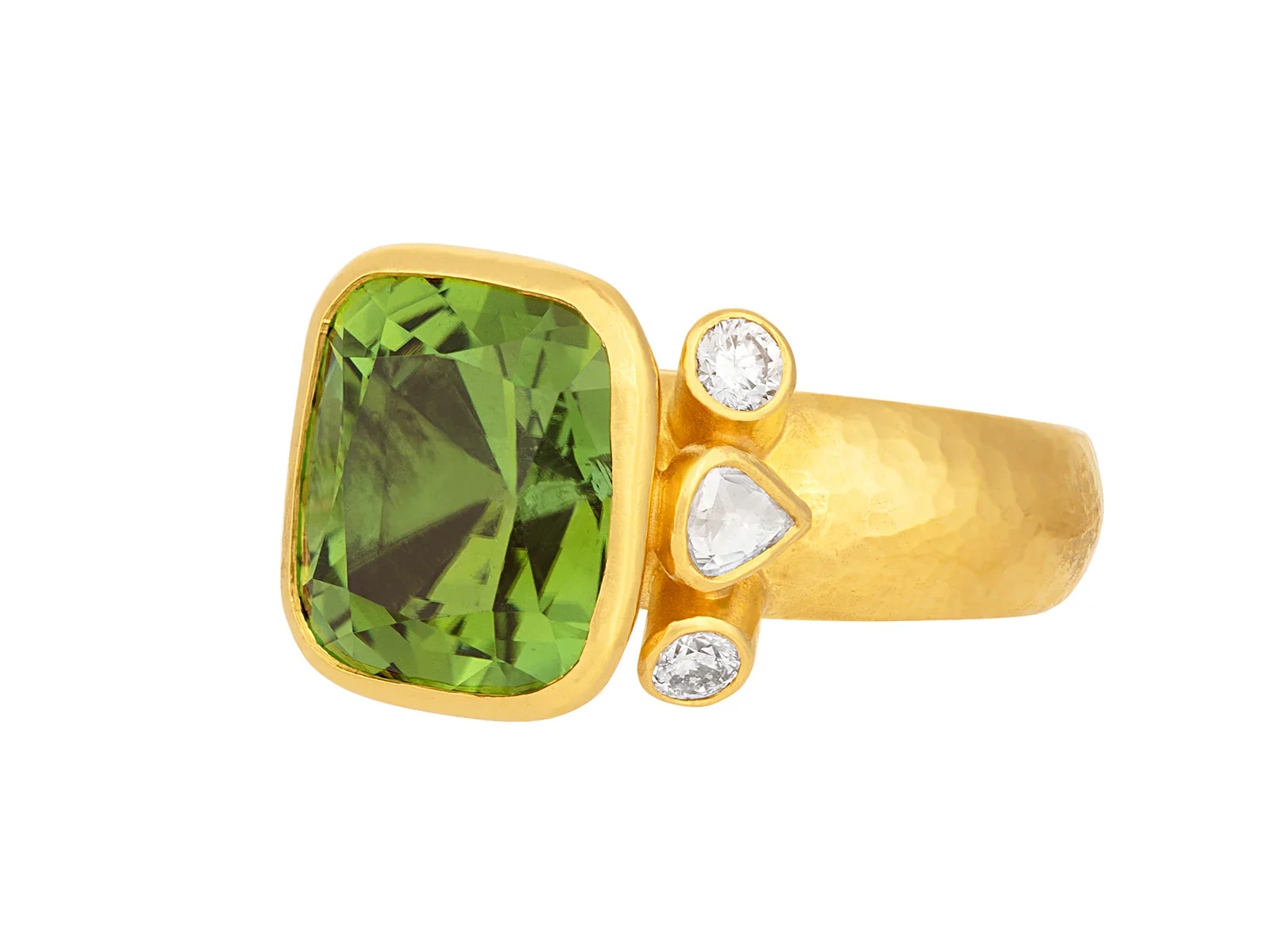 Tourmaline and Diamond Ring - Image 2