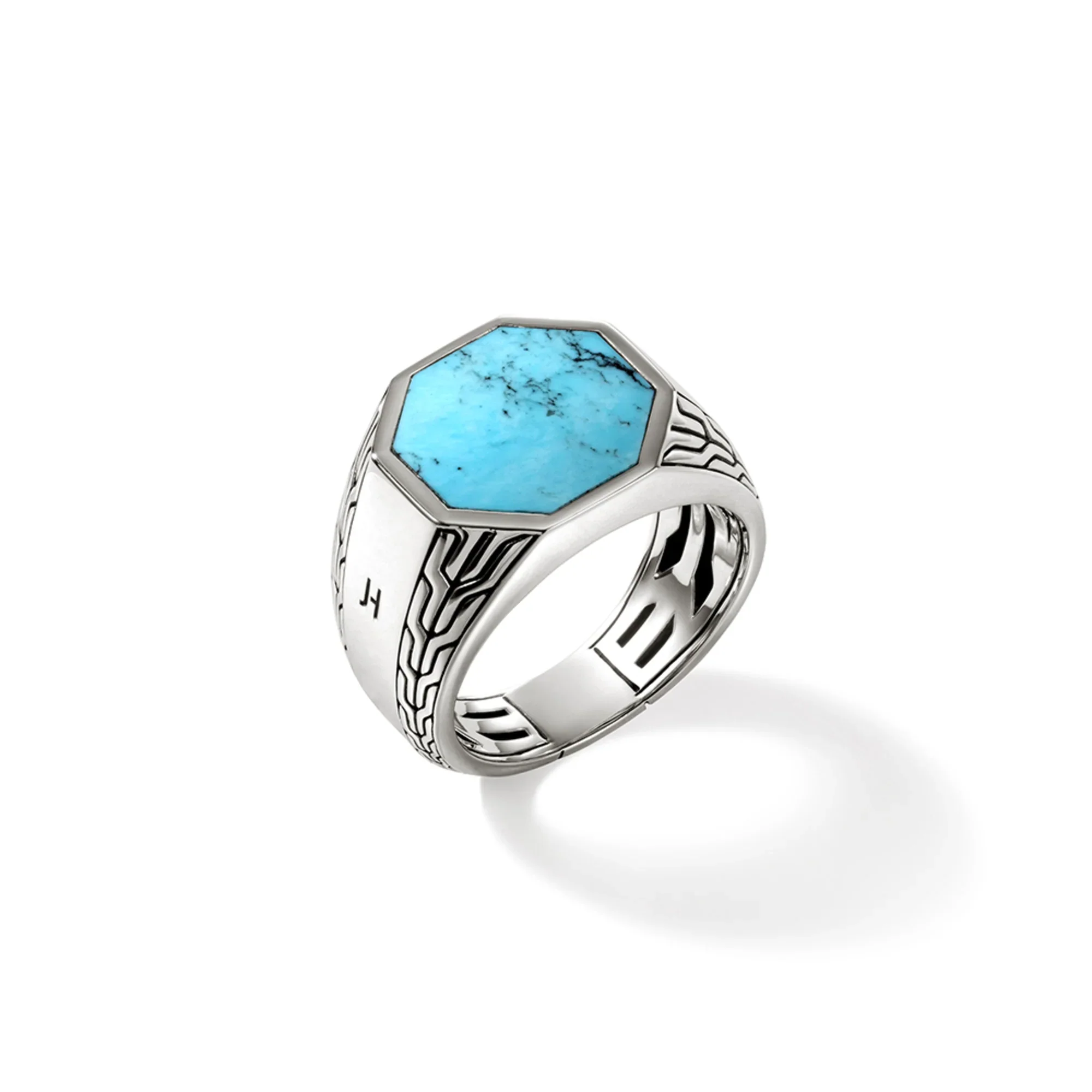 Turquoise Signet Ring - Image 2