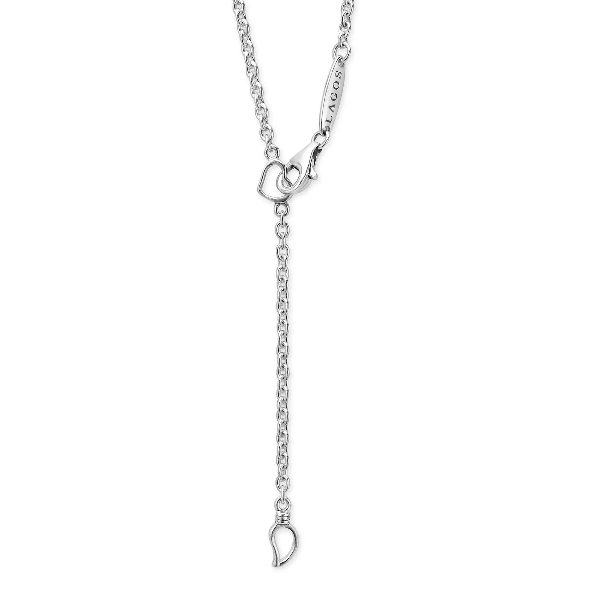 Two-Tone Oval Diamond Pendant Necklace - Image 3