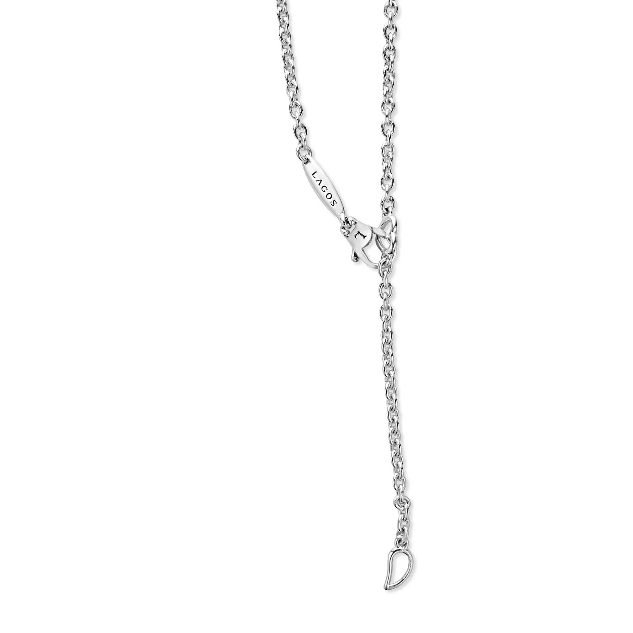 Two-Tone X Diamond Necklace - Image 3