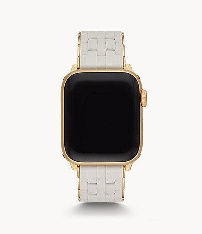 Wheat Silicone-Wrapped Bracelet Band for Apple Watch® - Image 2