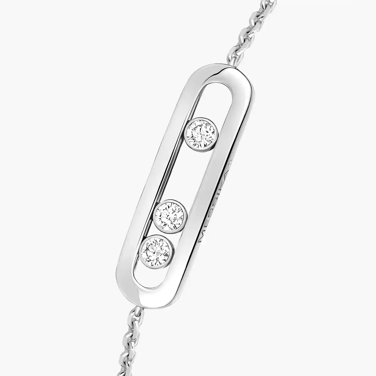 0.11ctw White Gold Diamond Bracelet - Image 2