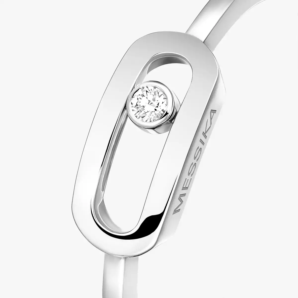 0.01ctw White Gold Diamond Fashion Ring - Image 2