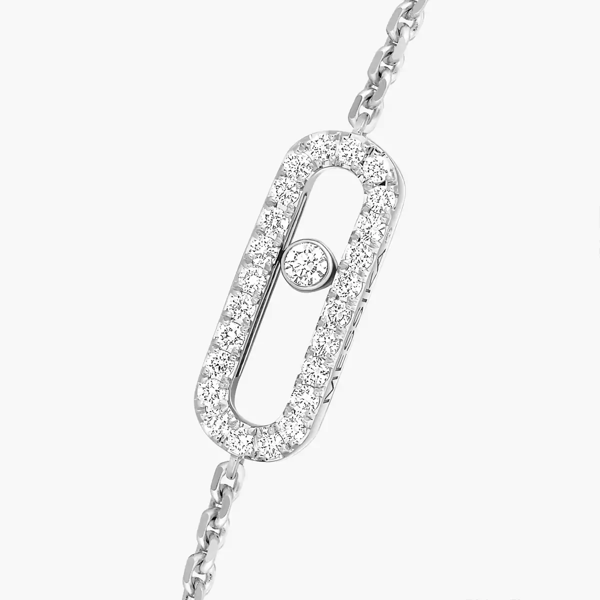 0.20ctw White Gold Diamond Pavé Bracelet - Image 2