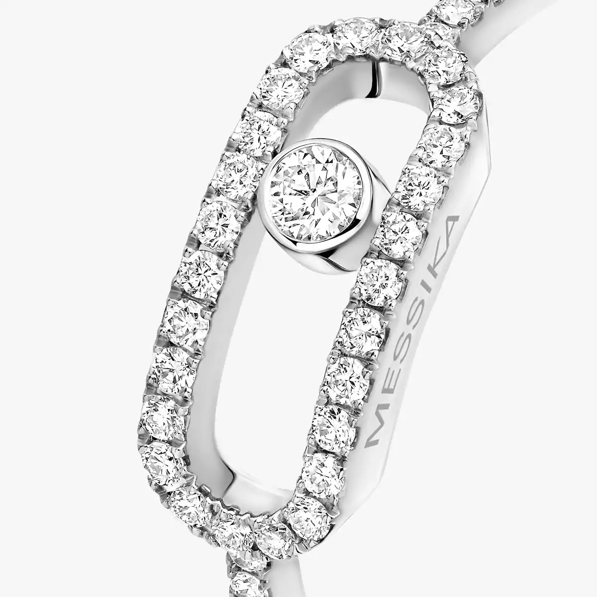 0.31ctw White Gold Diamond Pavé Fashion Ring - Image 2
