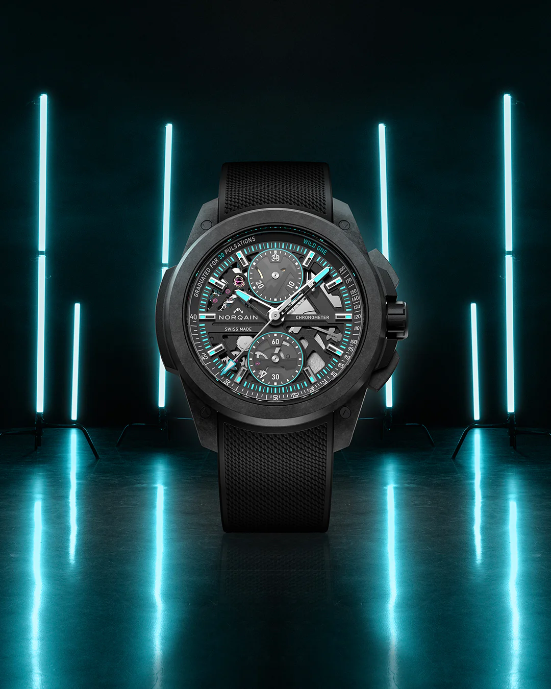 Wild ONE Skeleton Chrono Turquoise - Image 3