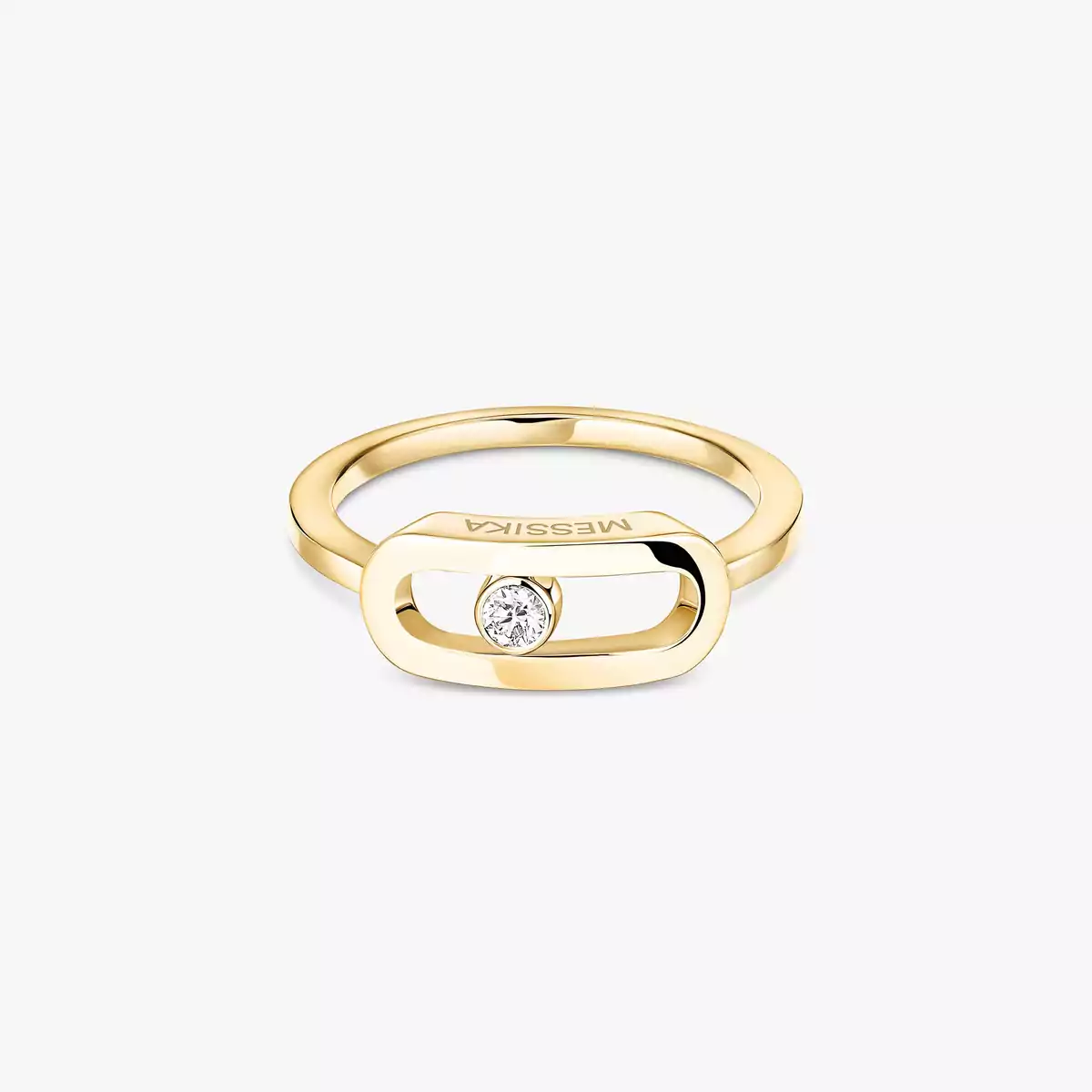 0.06ctw Yellow Gold Diamond Fashion Ring - Image 2